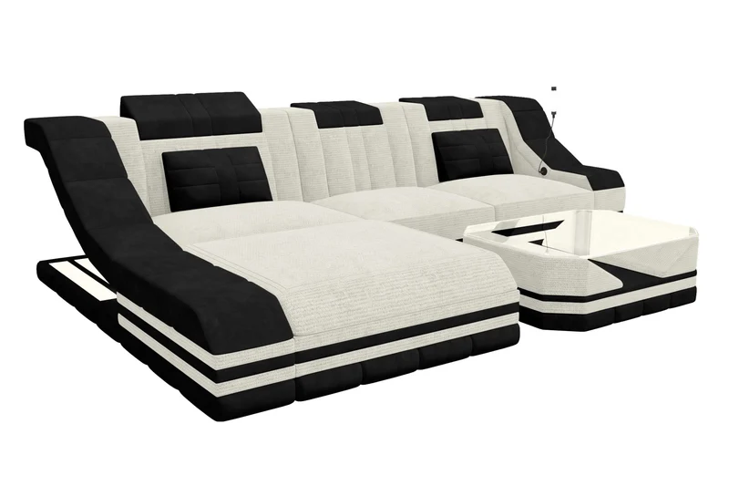Ecksofa Turino L Form Stoffsofa