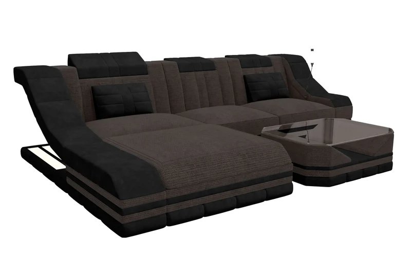 Ecksofa Turino L Form Stoffsofa