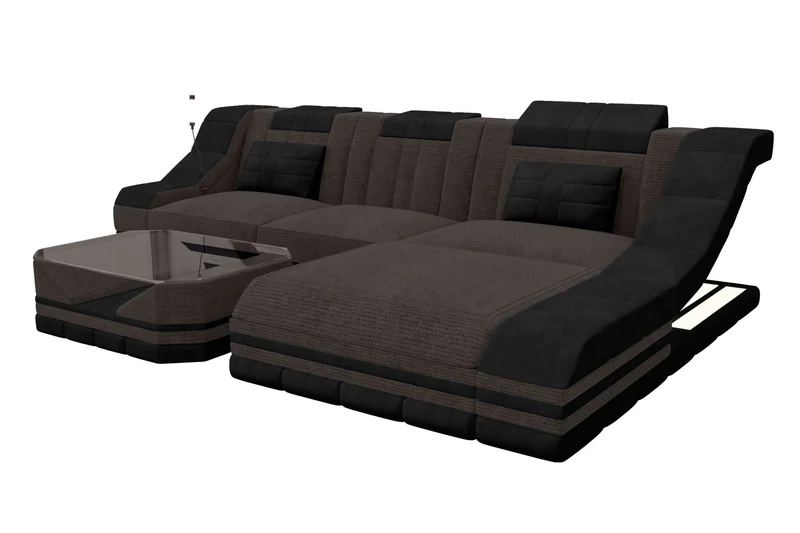 Ecksofa Turino L Form Stoffsofa