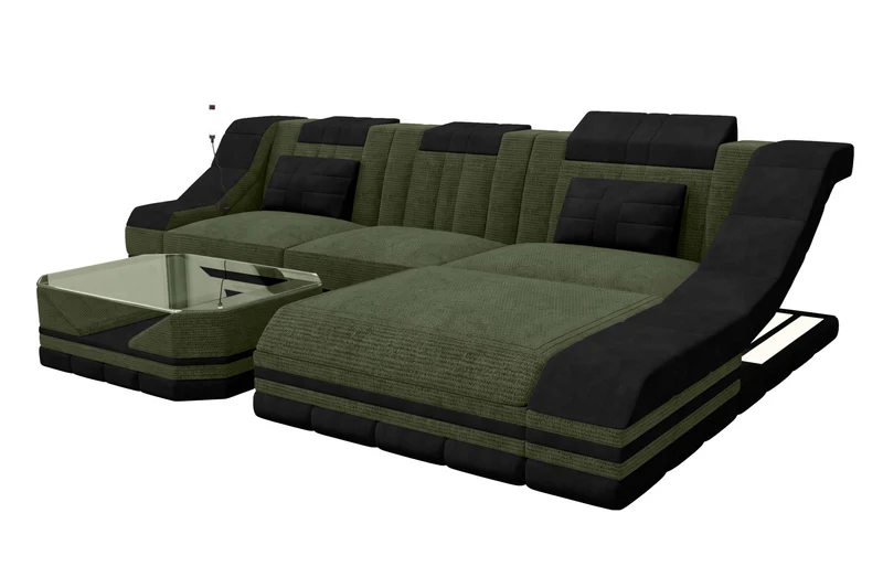 Ecksofa Turino L Form Stoffsofa