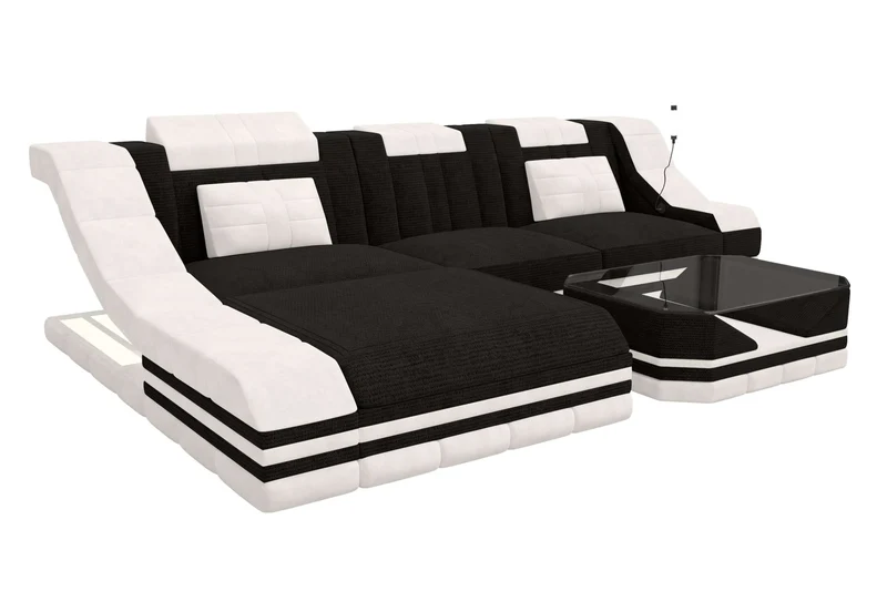 Ecksofa Turino L Form Stoffsofa