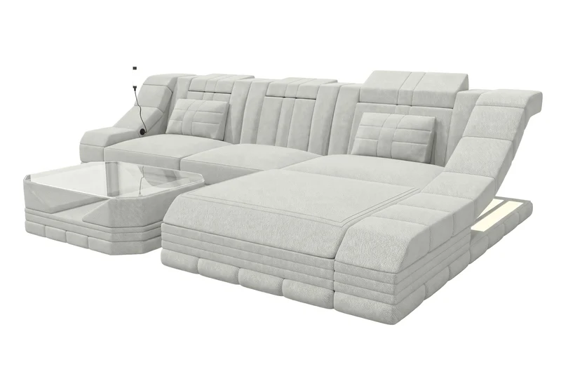 Ecksofa Turino L Form Stoffsofa