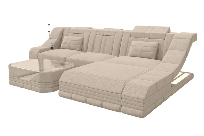 Ecksofa Turino L Form Stoffsofa