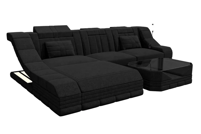 Ecksofa Turino L Form Stoffsofa