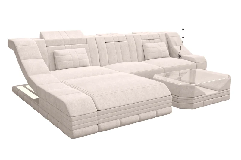 Ecksofa Turino L Form Stoffsofa