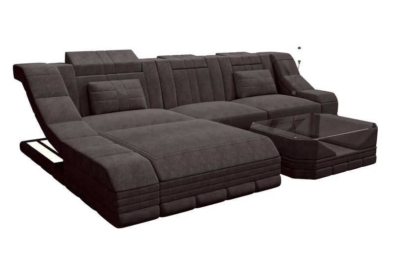 Ecksofa Turino L Form Stoffsofa