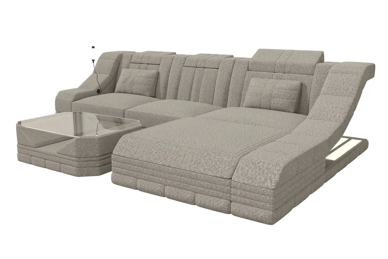 Ecksofa Turino L Form Stoffsofa