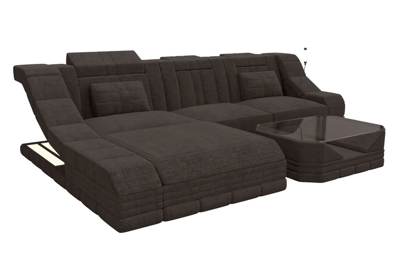Ecksofa Turino L Form Stoffsofa