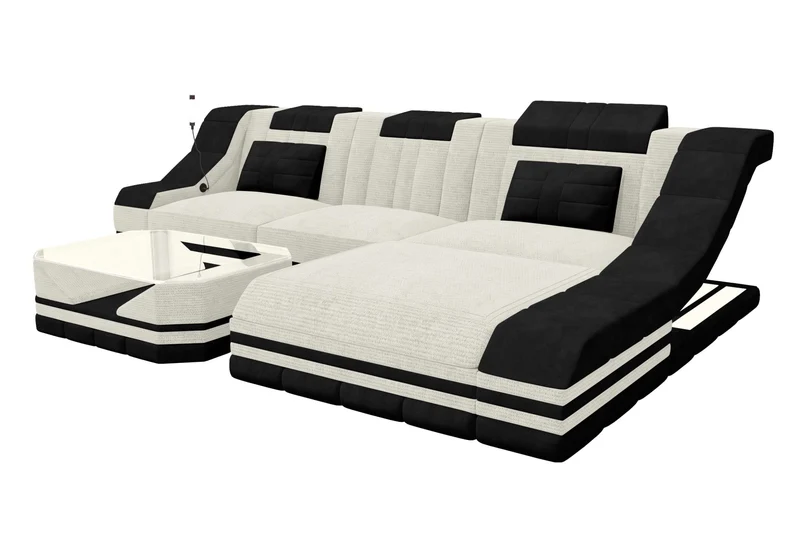 Ecksofa Turino L Form Stoffsofa
