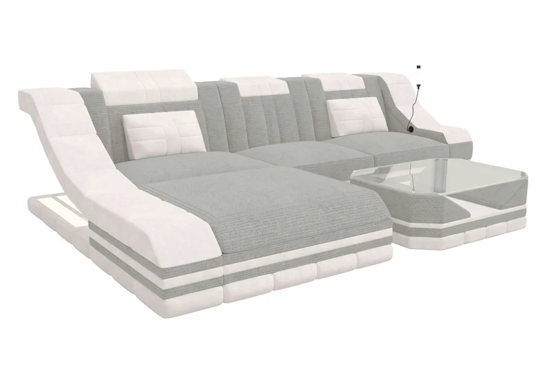 Ecksofa Turino L Form Stoffsofa