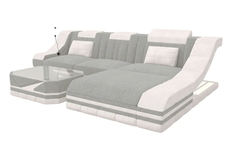 Ecksofa Turino L Form Stoffsofa