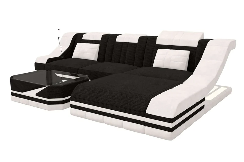 Ecksofa Turino L Form Stoffsofa