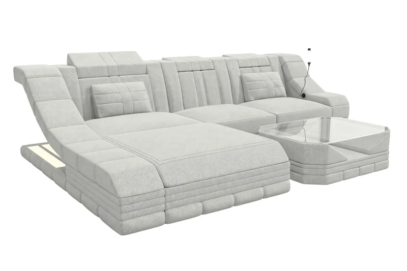 Ecksofa Turino L Form Stoffsofa