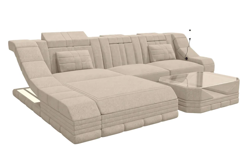 Ecksofa Turino L Form Stoffsofa