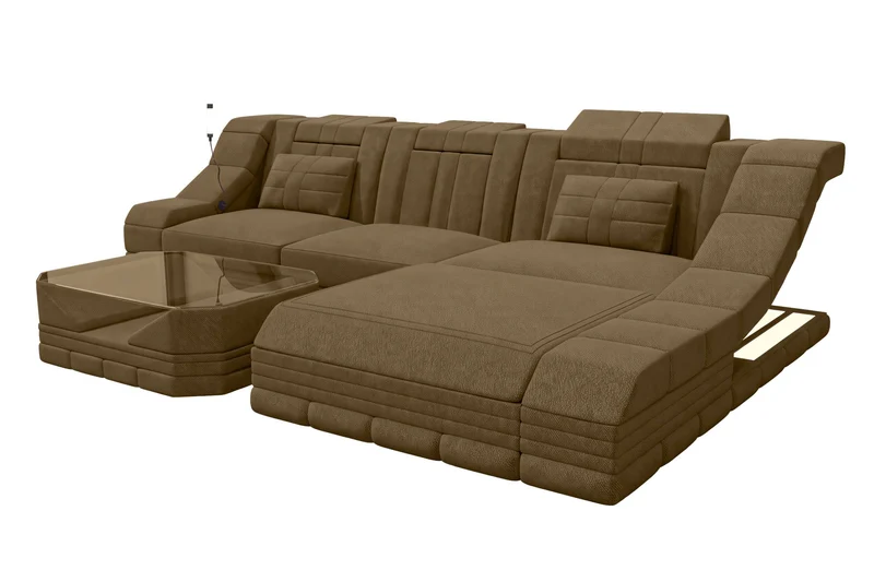 Ecksofa Turino L Form Stoffsofa