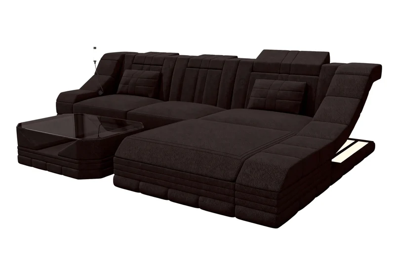 Ecksofa Turino L Form Stoffsofa