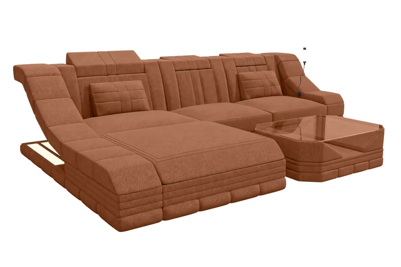 Ecksofa Turino L Form Stoffsofa