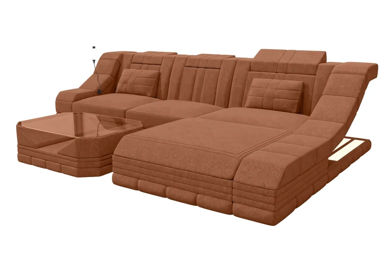 Ecksofa Turino L Form Stoffsofa
