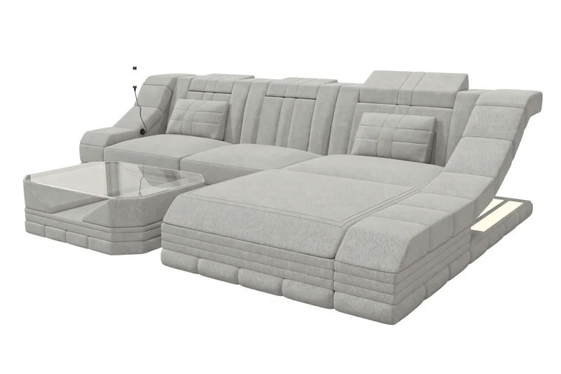 Ecksofa Turino L Form Stoffsofa