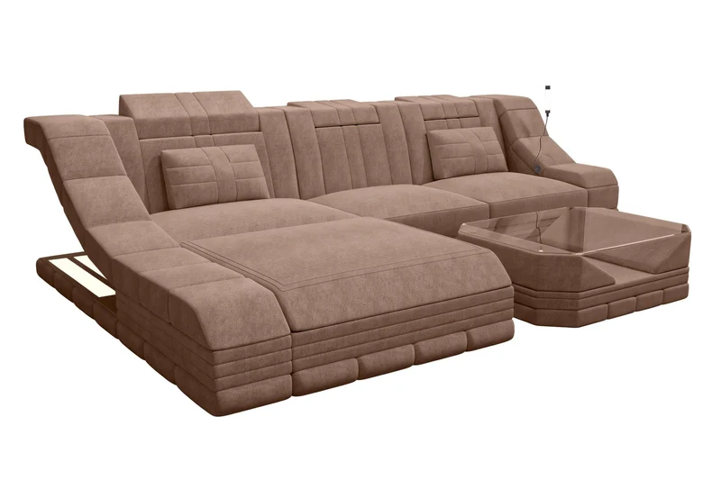 Ecksofa Turino L Form Stoffsofa
