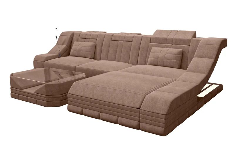 Ecksofa Turino L Form Stoffsofa