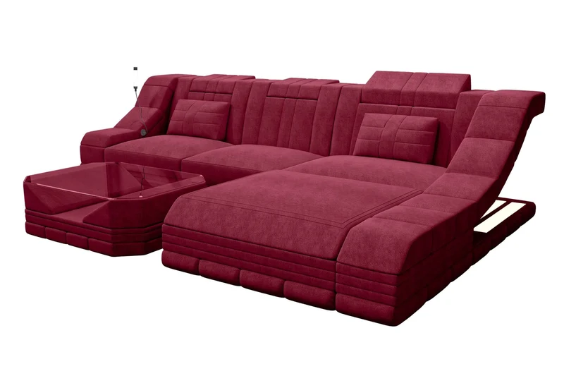 Ecksofa Turino L Form Stoffsofa