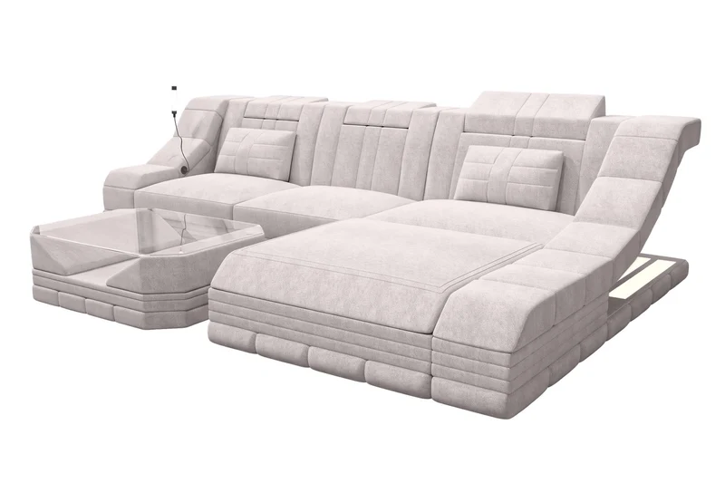 Ecksofa Turino L Form Stoffsofa