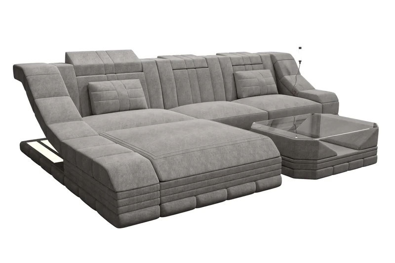 Ecksofa Turino L Form Stoffsofa
