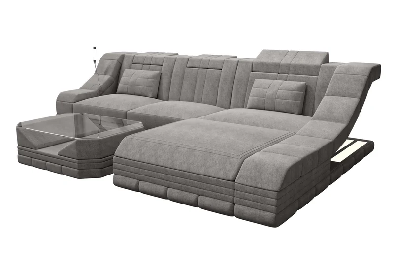 Ecksofa Turino L Form Stoffsofa