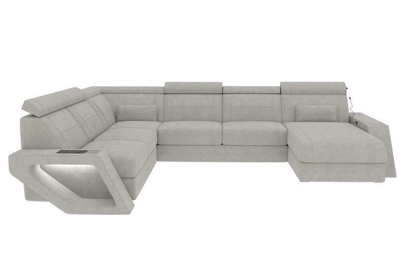 XXL Wohnlandschaft Catania Stoffsofa