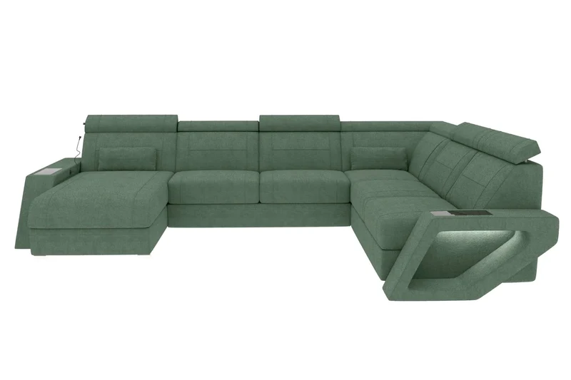 XXL Wohnlandschaft Catania Stoffsofa