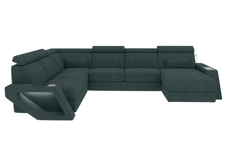 XXL Wohnlandschaft Catania Stoffsofa