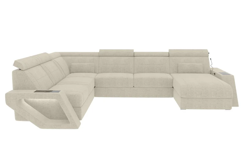 XXL Wohnlandschaft Catania Stoffsofa