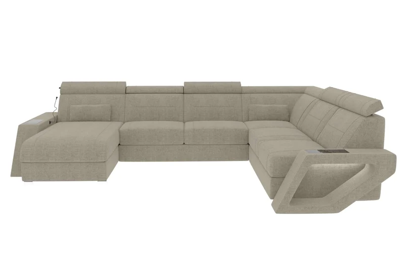 XXL Wohnlandschaft Catania Stoffsofa