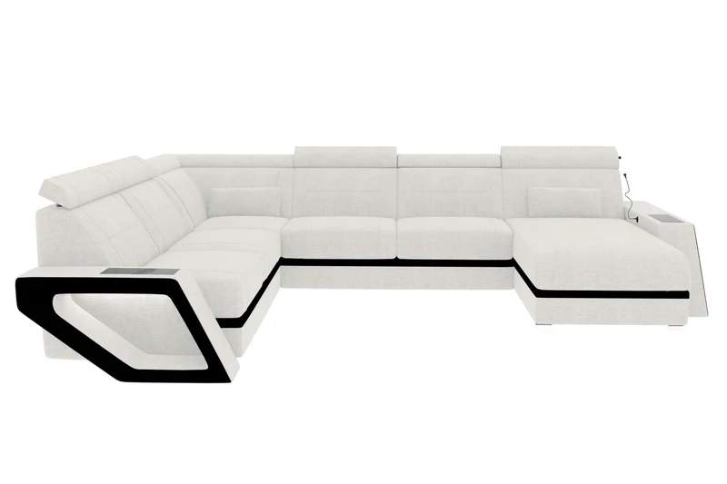 XXL Wohnlandschaft Catania Stoffsofa