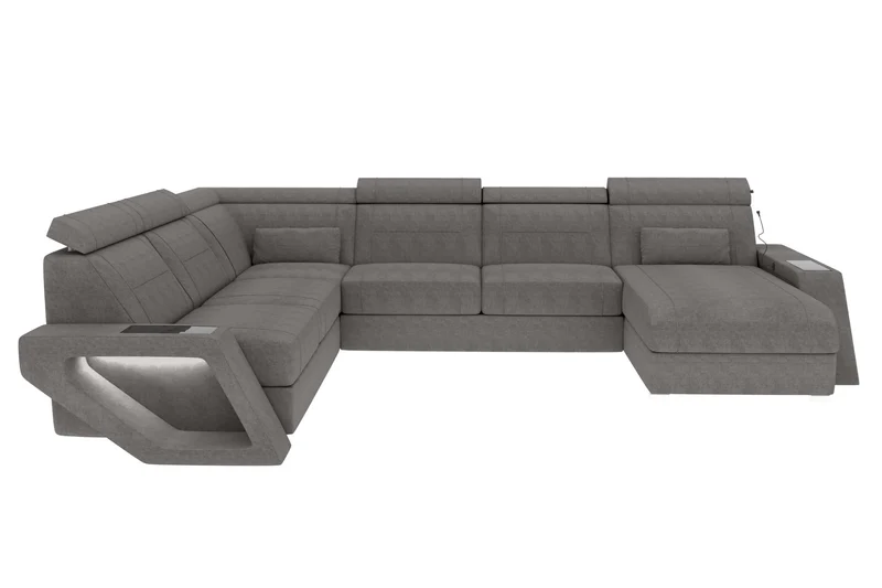 XXL Wohnlandschaft Catania Stoffsofa