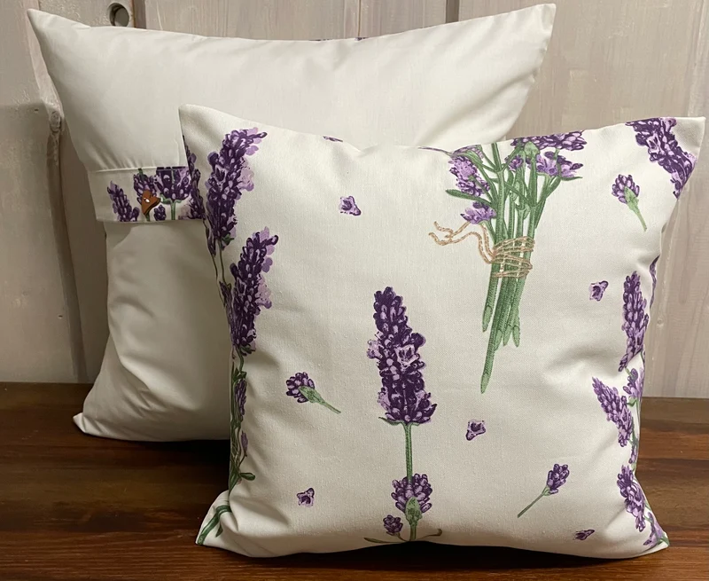 Landhausstil Kissenhülle * Kissenbezug * Dekokissen * Lavendel