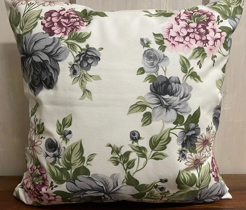 1x Landhausstil Kissenhülle * Kissenbezug * Dekokissen * Blumen