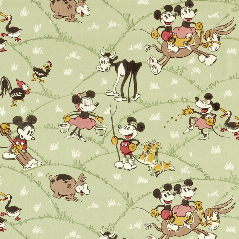 Mickey at the farm - macaron green