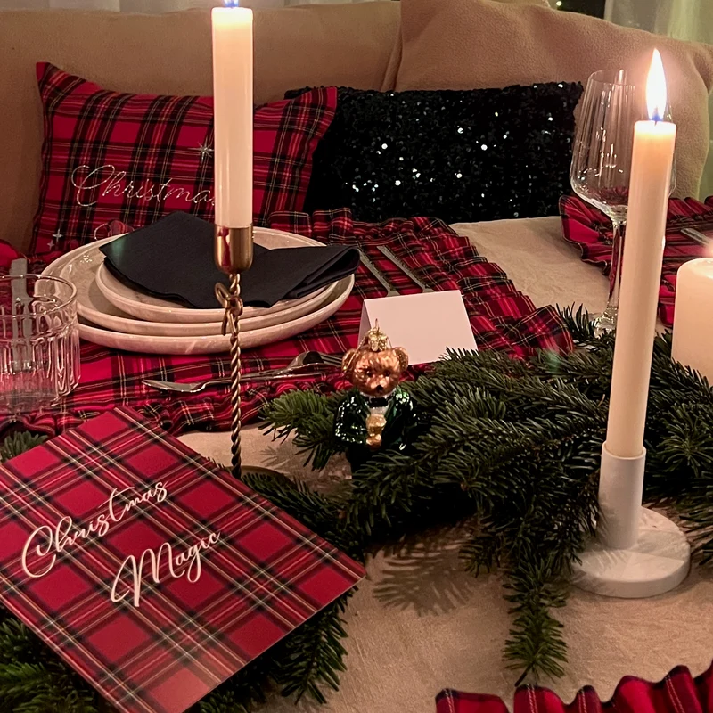 "Christmas Magic" Menü Karten 10 er Set
