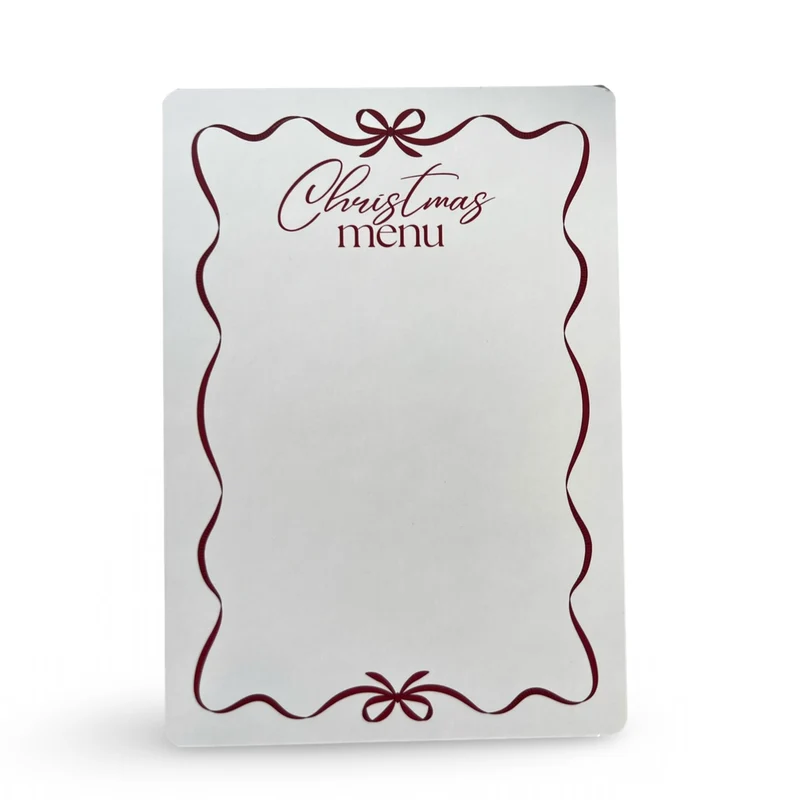 "Christmas Magic" Menü Karten 10 er Set