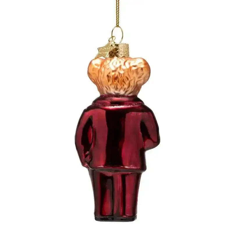 Weihnachts Ornament Christmas "Bear" Smoking rot