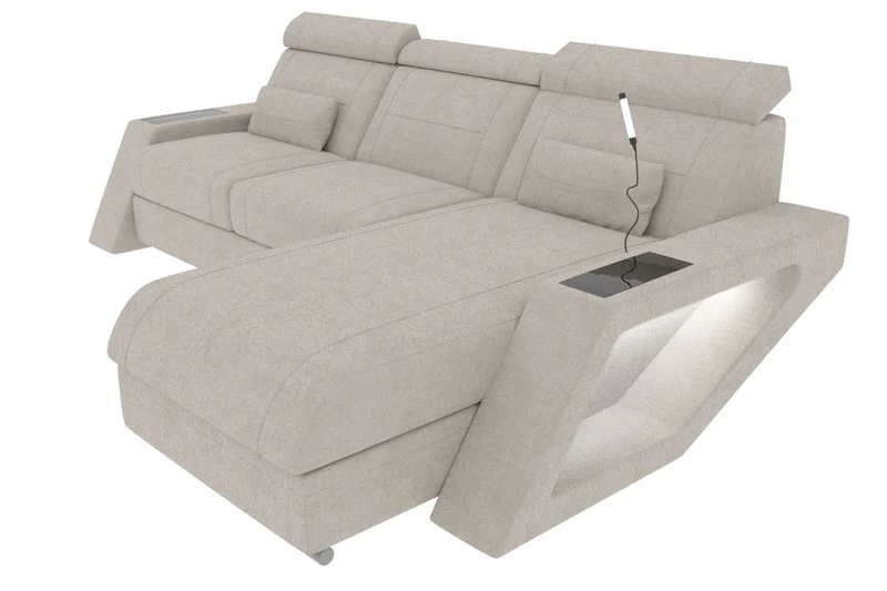 Ecksofa Catania L Form Stoffsofa