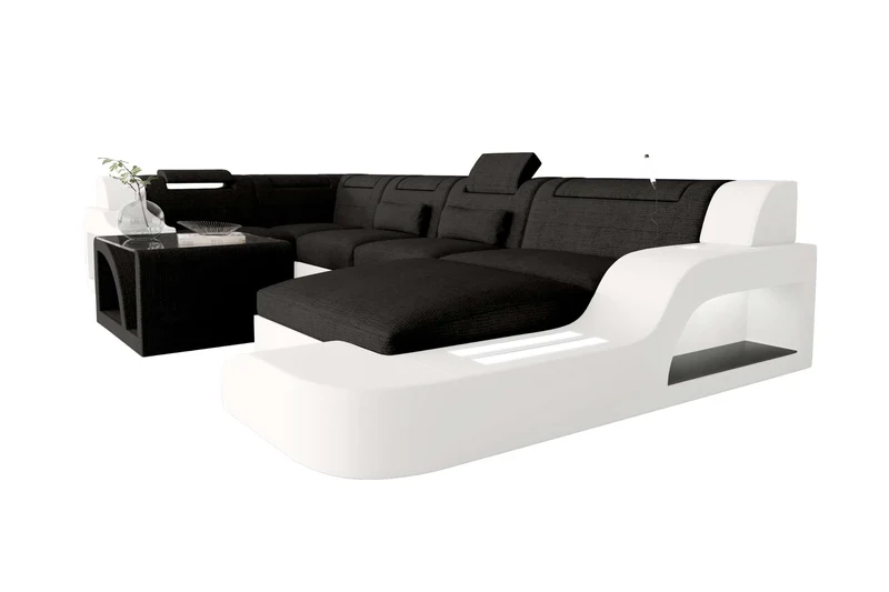 Wohnlandschaft Palermo U Form Stoffsofa