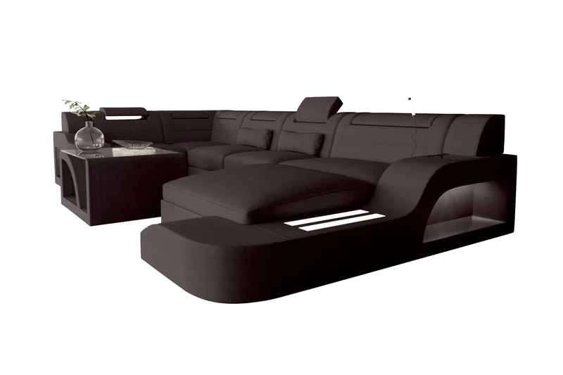 Wohnlandschaft Palermo U Form Stoffsofa