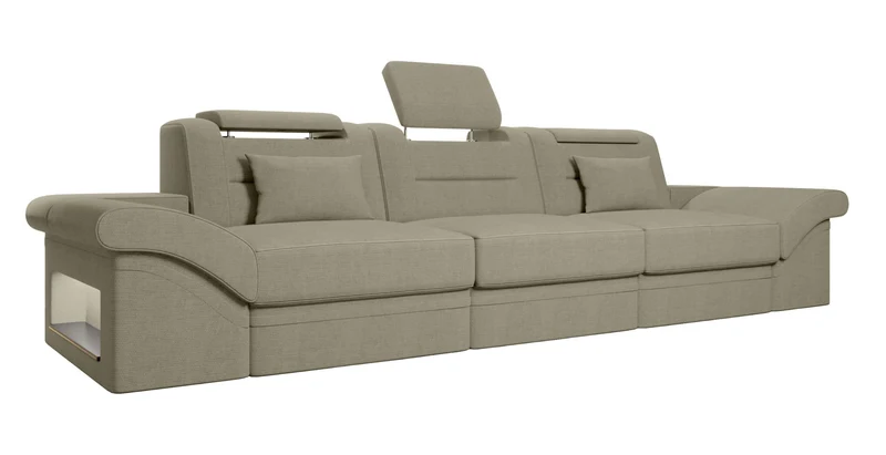 Couch Monza 3 Sitzer Stoffsofa