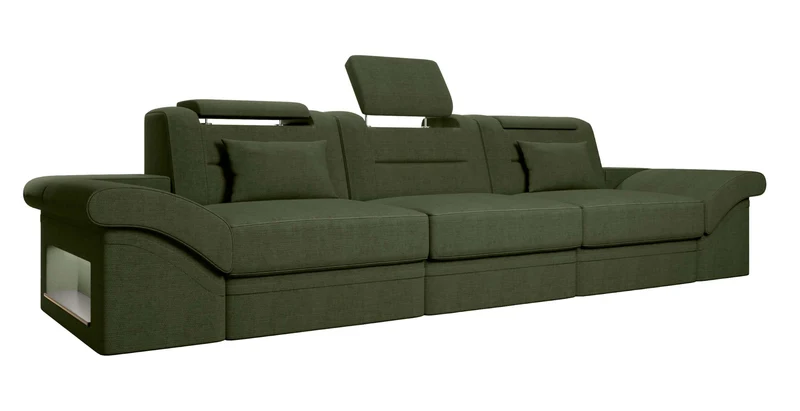 Couch Monza 3 Sitzer Stoffsofa