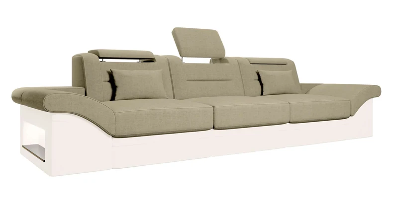 Couch Monza 3 Sitzer Stoffsofa