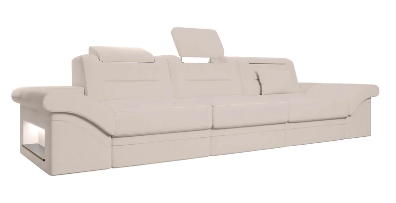 Couch Monza 3 Sitzer Stoffsofa