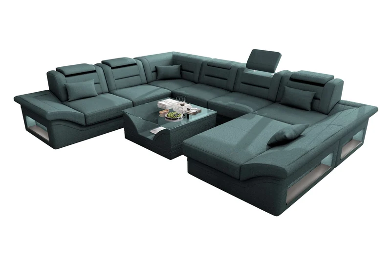 XXL Wohnlandschaft Enzo Stoffsofa